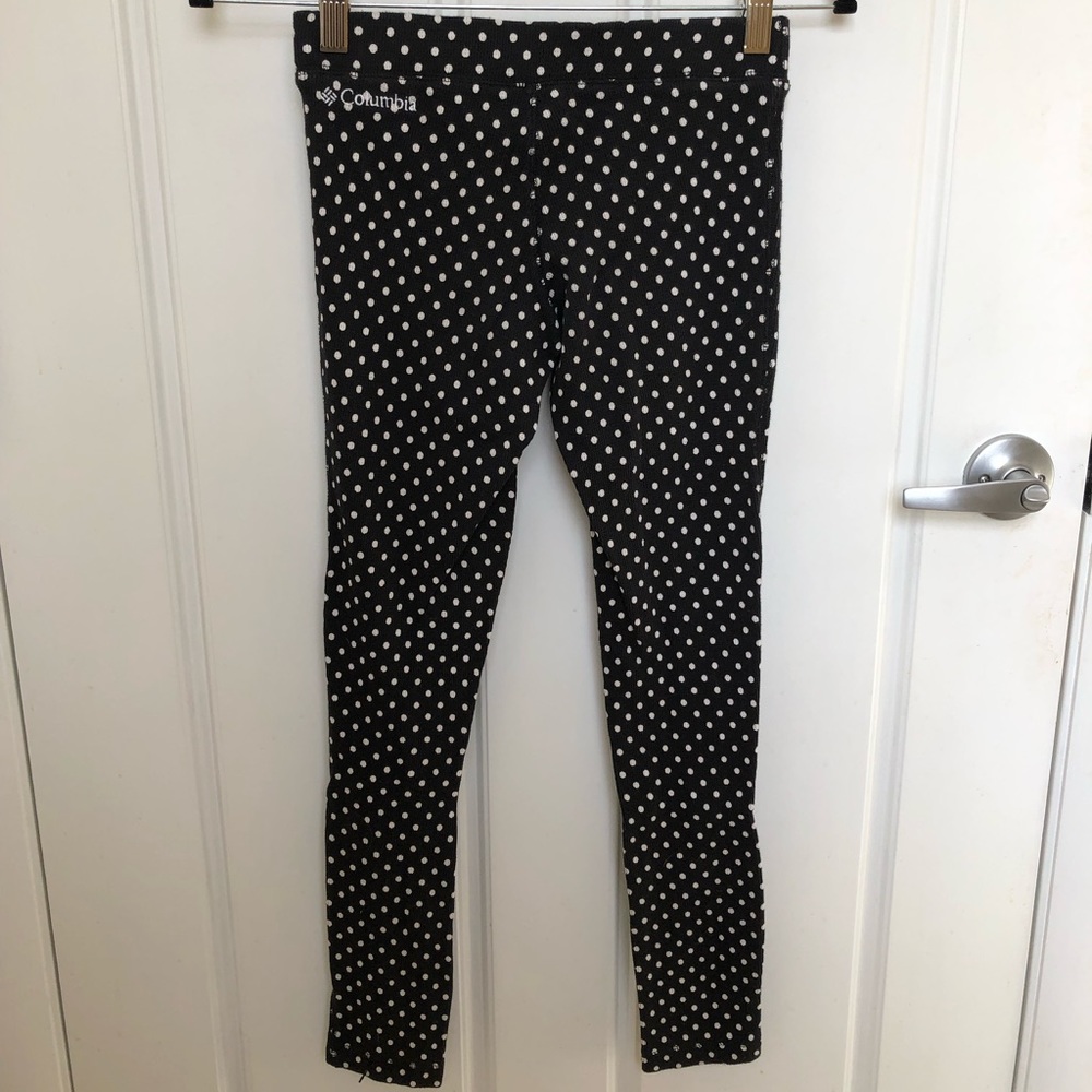 Girls’ Polka Dot Columbia Thermal Leggings
